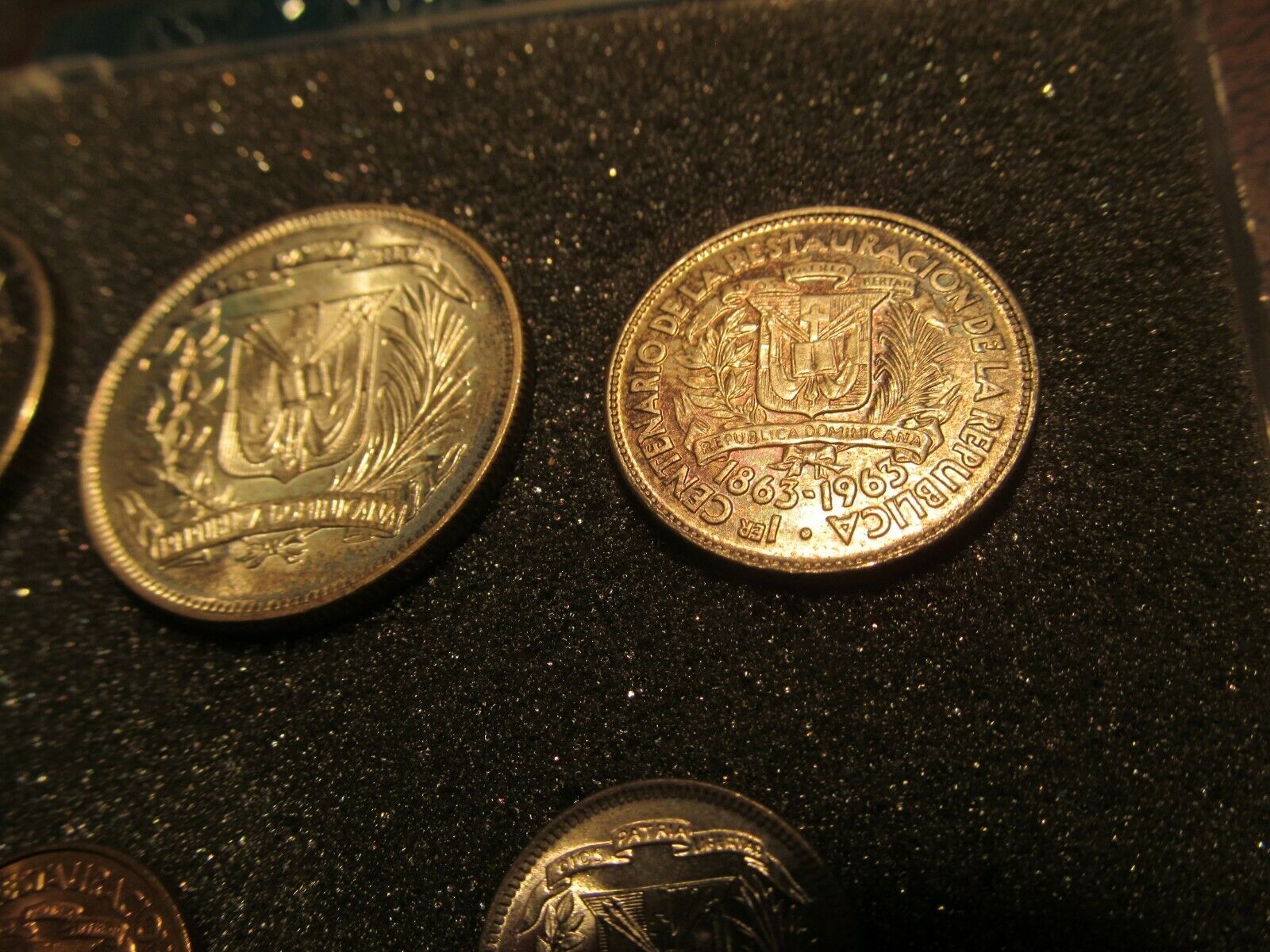 BU Type Set Dominican Republic 1952 Peso; 1961 Medio Peso; 1963 25 Centavos, ETC - Fresh Stock Dated December 2025