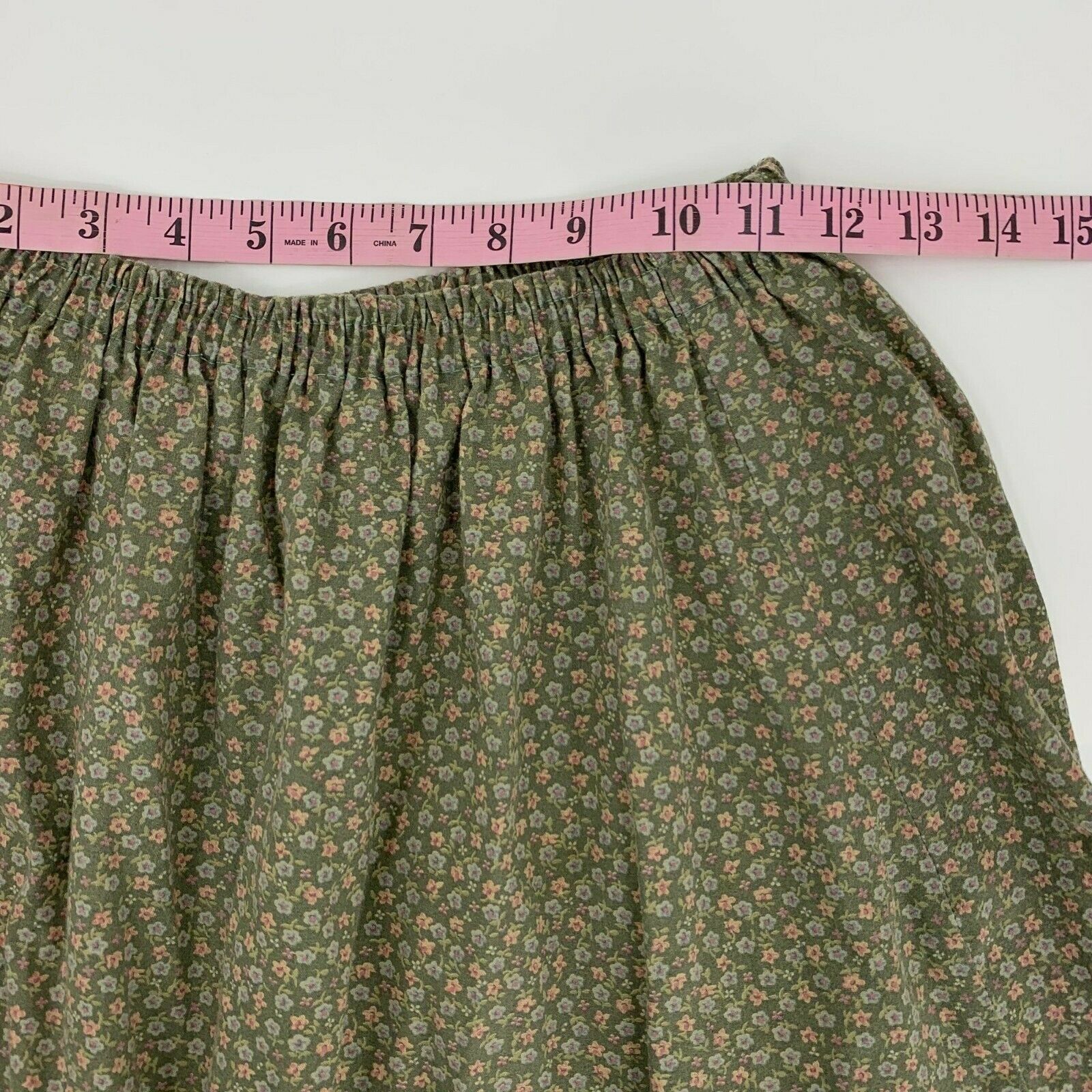 Vintage 80 2 piece skirt Set Size S Small CottageCore Peasant Prairie Hippy Boho - Fresh Stock Dated February 2026