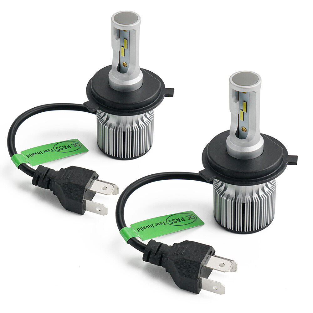 BEVINSEE 2x H4 9003 LED Headlights Hi/Low Beam 6000K Bulbs FOR Motorcycle Bright - Fresh Stock Dated February 2026