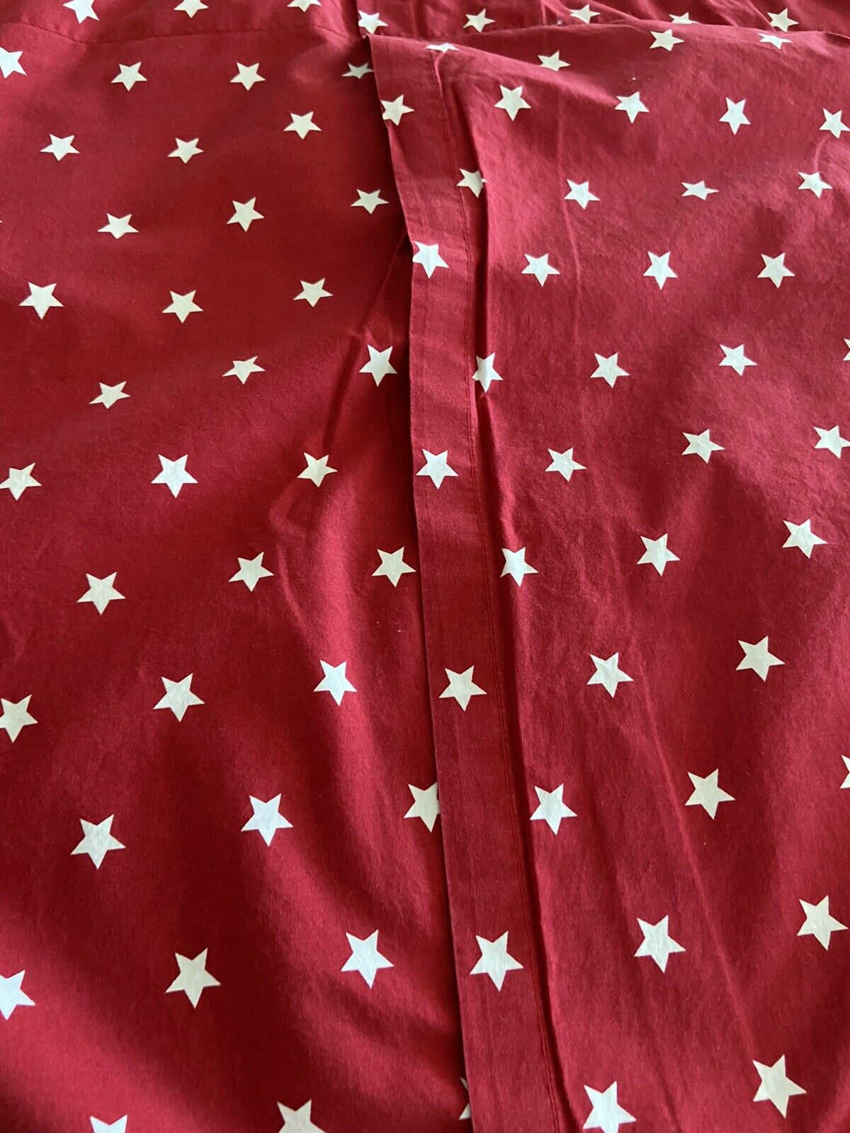 Pottery Barn Kids Organic Cotton Red StarS Standard Sham - Fresh Stock Dated December 2025