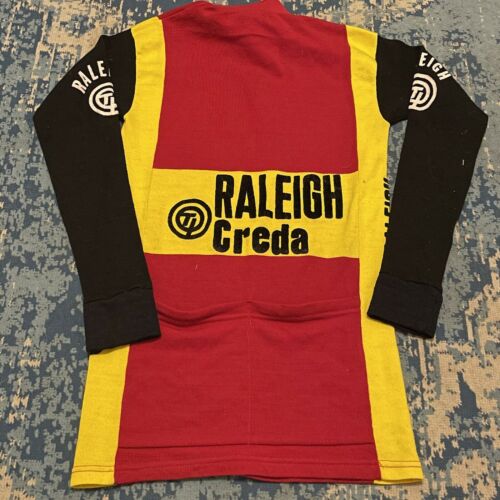 Vintage Campagnolo Cycling Jersey TI Raleigh Creda Belgium Size 1 Polyacrylic - Fresh Stock Dated December 2025