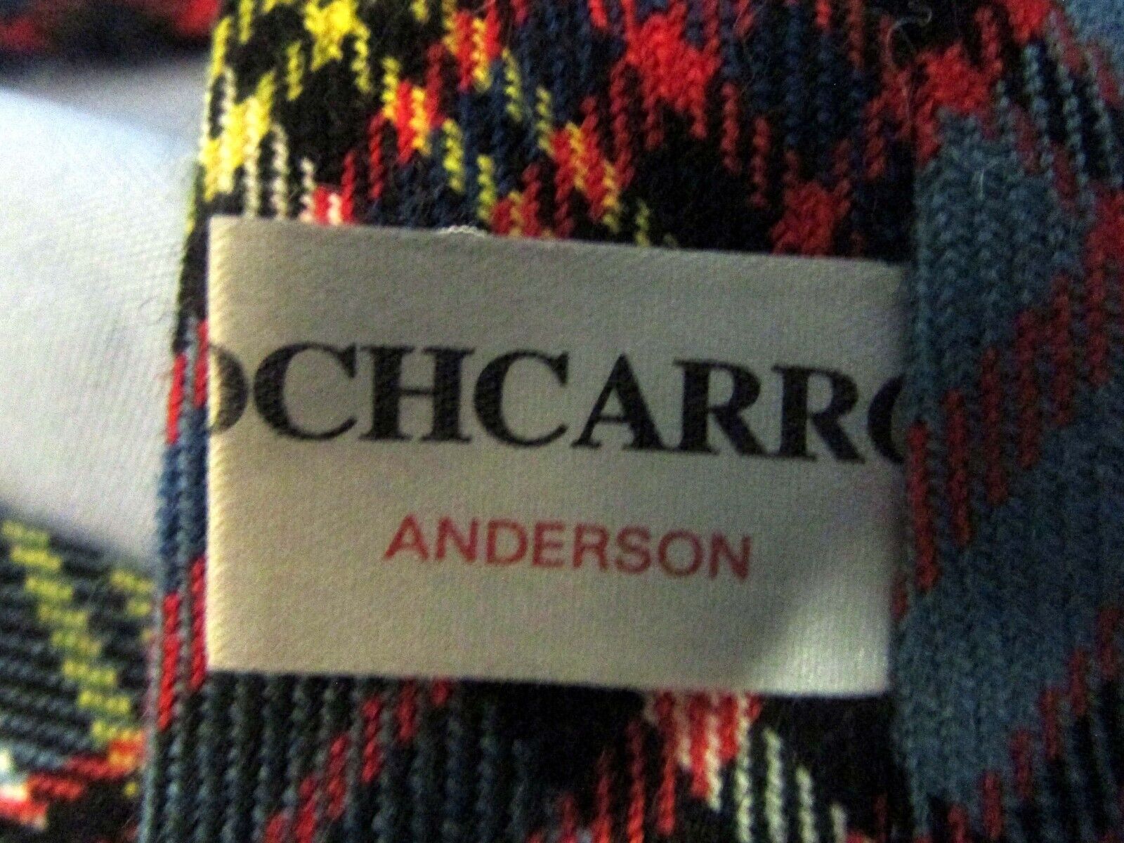 TIE,MEN'S,ANDERSON TARTAN,WOOL,MADE IN SCOTLAND,VINTAGE - Fresh Stock Dated March 2026