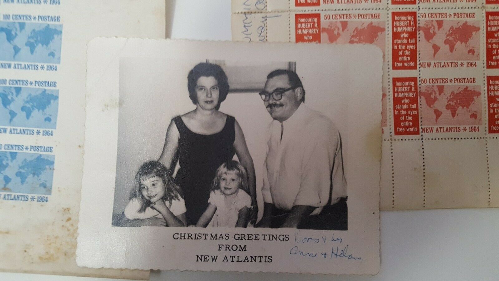 RARE Leicester Hemingway New Atlantis Stamps Signed Letters and More LOOK - Fresh Stock Dated December 2025