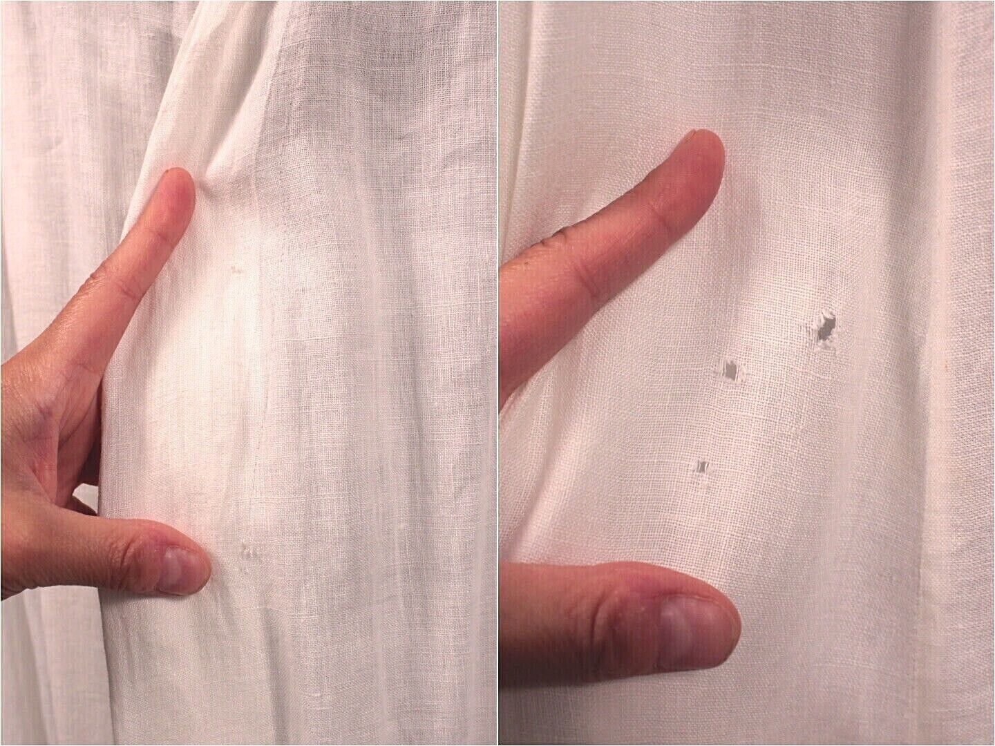 VTG Women's Antique Edwardian Early 1900s Long White Cotton Skirt Sz L/XL - Fresh Stock Dated March 2026