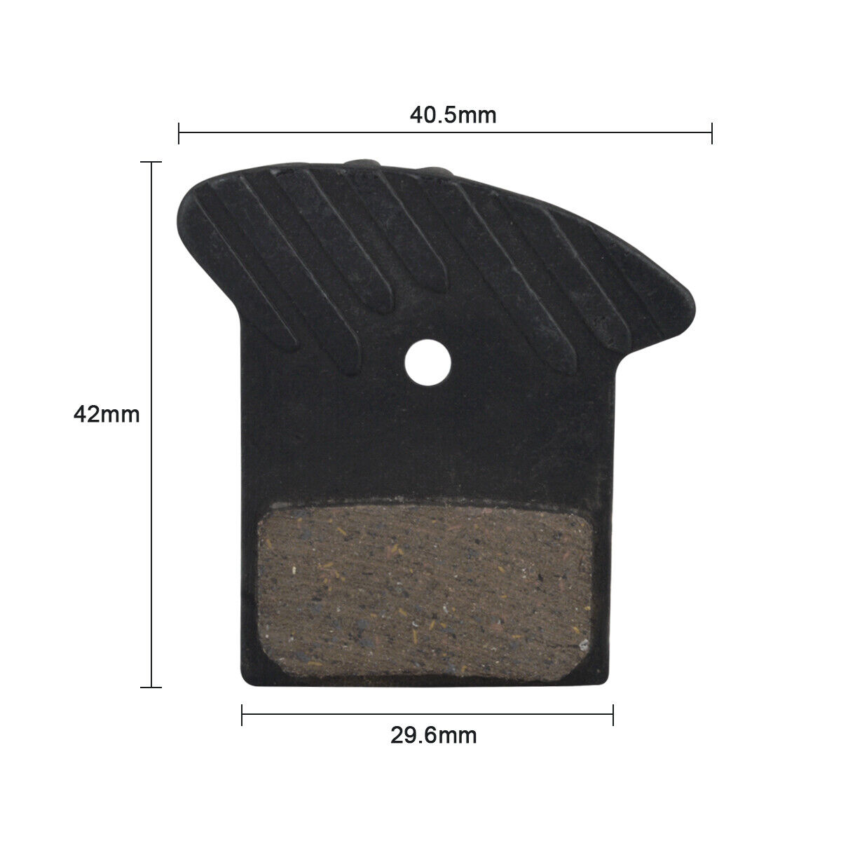 Disc Brake Pad NUTT MTB Bike Hydraulic Caliper Heat Dissipation Semi Metal Resin - Fresh Stock Dated February 2026