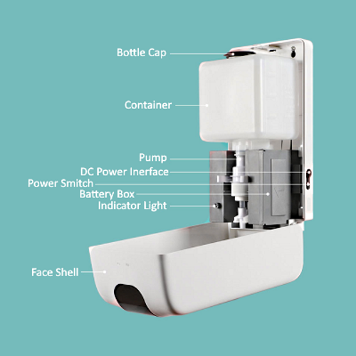 Touchless Hand Sanitizer or Soap Dispenser w/ 1 Gallon Of Hand Sanitizer - Fresh Stock Dated February 2026