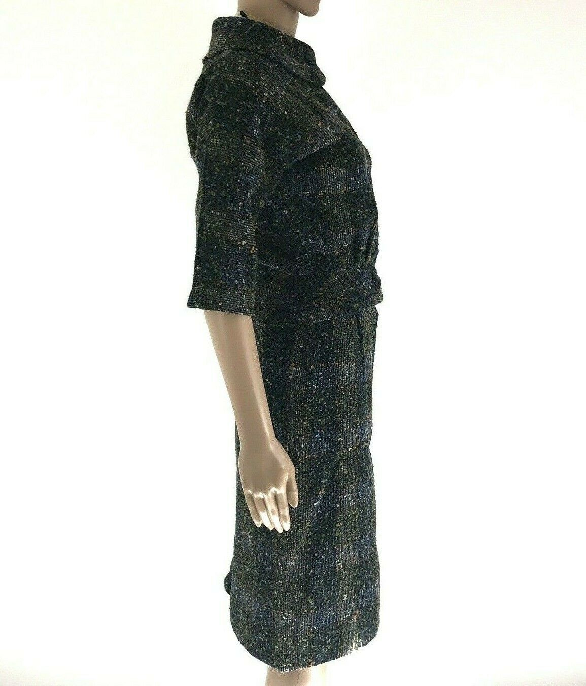 Vintage 50s Wool Plaid Skirt Jacket 25