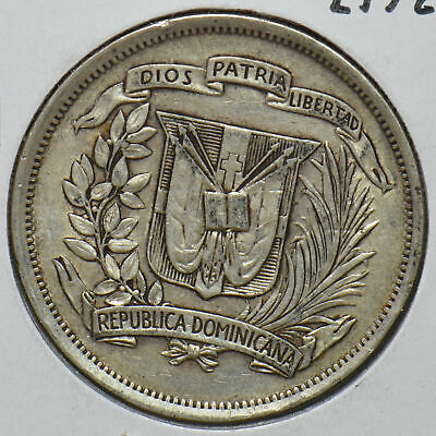 Dominican Republic 1937 1/2 Peso 294130 combine shipping - Fresh Stock Dated December 2025