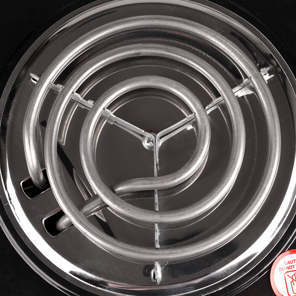 Electric Single Burner Stove Cooker Hot Plate 1000W 5 Level Temperature Control - Fresh Stock Dated February 2026