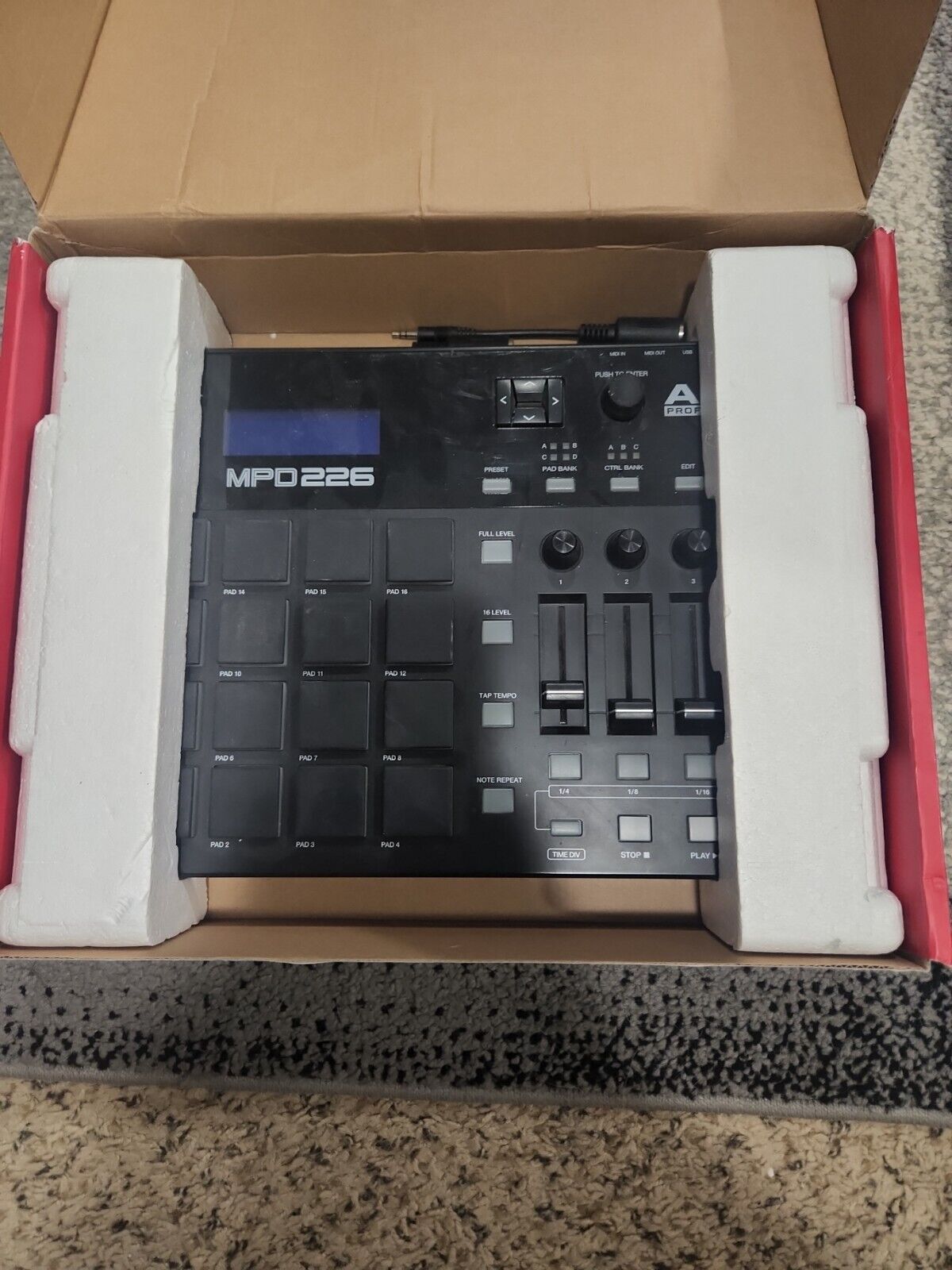 Akai Professional MPD226 Midi Pad Controller with 16 MPC Pads - Fresh Stock Dated February 2026