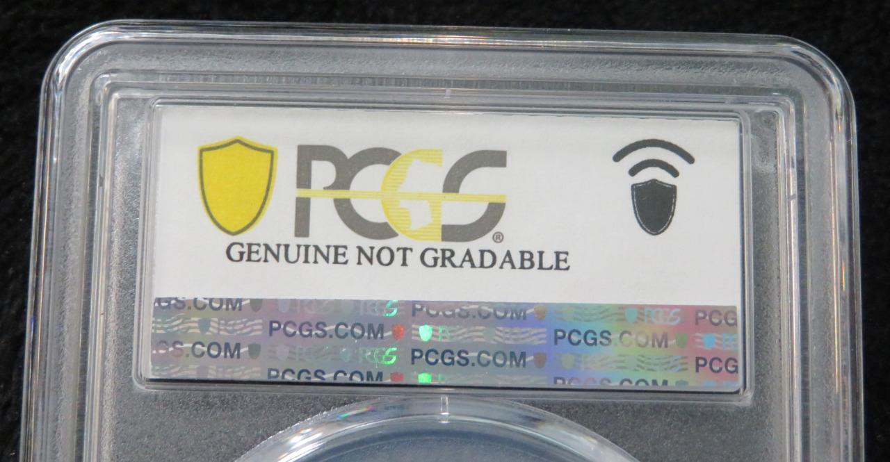 1795 Half Cent Plain Edge, No Pole * Planchet Flaw* PCGS Authenticated VF Detail - Fresh Stock Dated February 2026