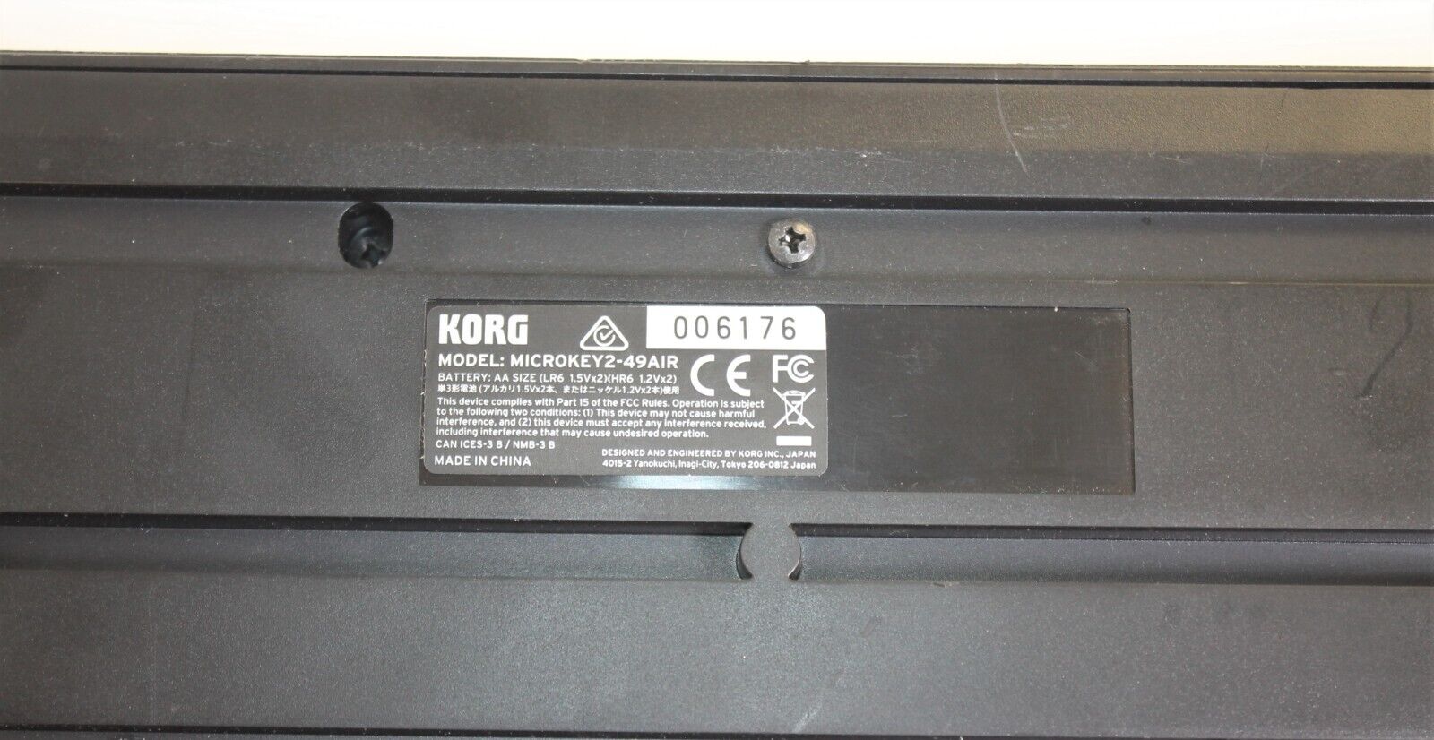 Korg microKEY AIR 49 Key Bluetooth MIDI Controller Keyboard USB microKEY2-49AIR - Fresh Stock Dated February 2026