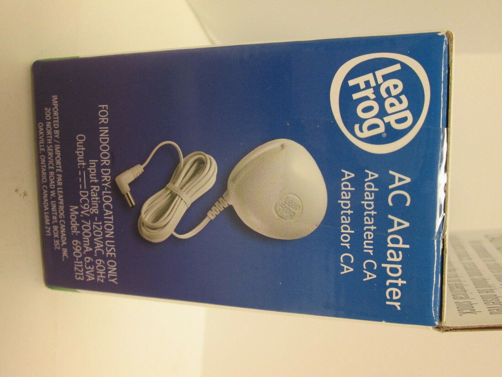 Leapfrog Leapster LeapPad AC Adapter Leap Frog Explorer 9V NEW - Fresh Stock Dated February 2026