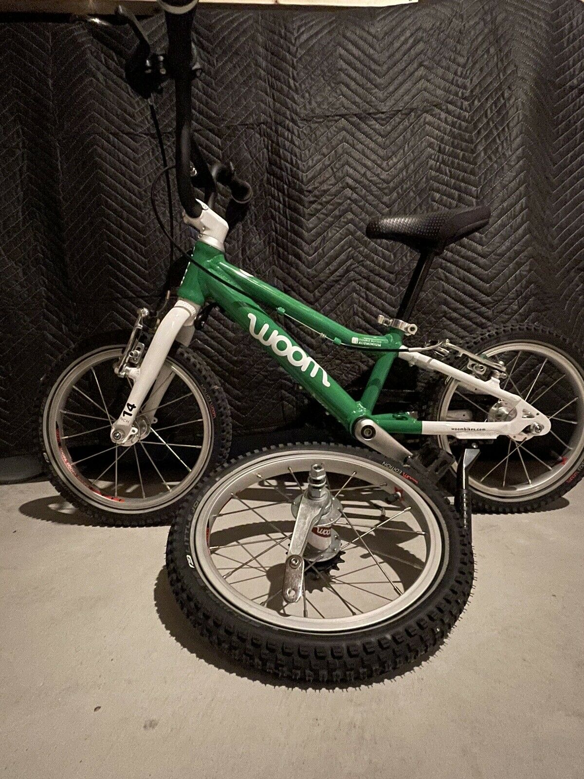 Woom 2 kid’s bike 14 Inch with freewheel kit - Fresh Stock Dated February 2026