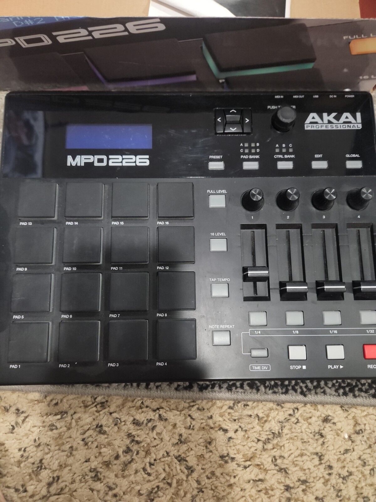 Akai Professional MPD226 Midi Pad Controller with 16 MPC Pads - Fresh Stock Dated February 2026