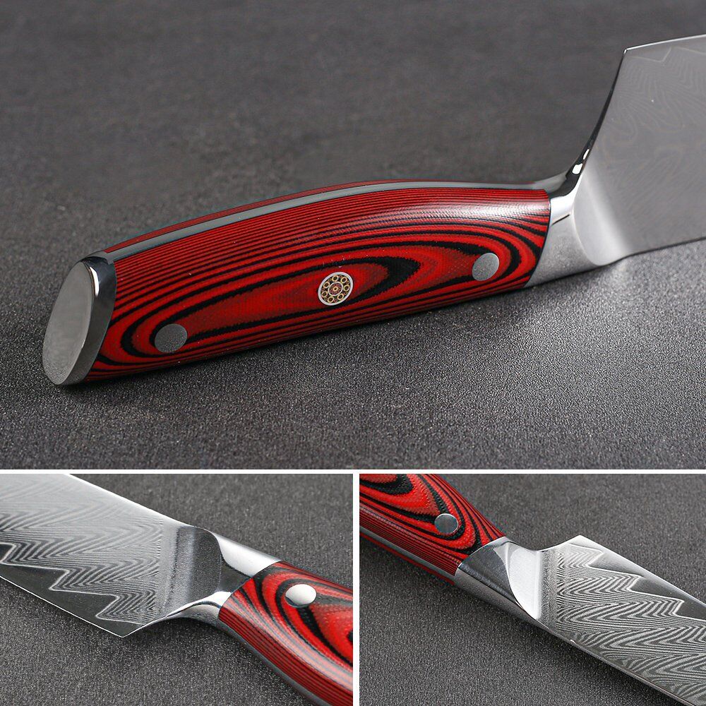 TURWHO 5inch Utility Knife Japanese VG10 Damascus Steel Knife Chef Kitchen Knife - Fresh Stock Dated December 2025