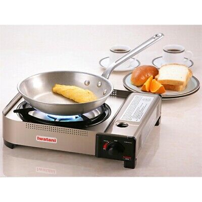 Iwatani High Powered Portable Butane Stove in Silver 15000 BTU/hr - Fresh Stock Dated December 2025