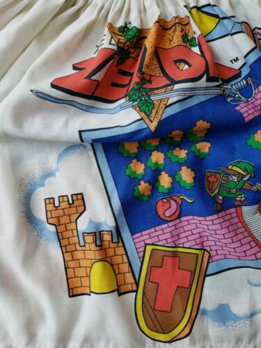 1988 Super Marios Bros Legend of Zelda VTG 80s Nintendo Womens Skirt Elastic - Fresh Stock Dated February 2026