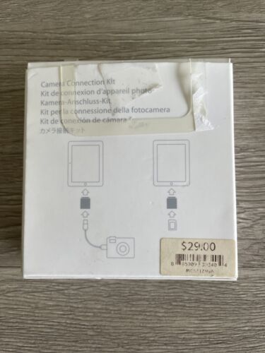 APPLE IPAD CAMERA CONNECTION KIT & CABLE MC531ZM/A Model A1362 A1358 GENUINE - Fresh Stock Dated February 2026