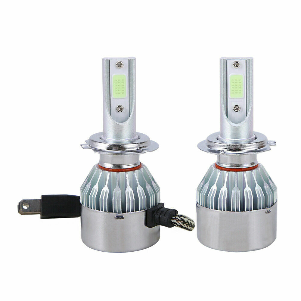 For Honda CBR 600rr 1000rr 2003-2017 - H7 LED Headlight Bulbs 8000K Ice Blue - Fresh Stock Dated February 2026