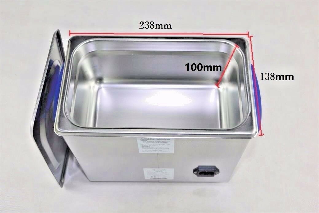 3L Degas Jewelry  False Tooth Ultrasonic Cleaner DR-LD30 LCD Show 120W - Fresh Stock Dated February 2026