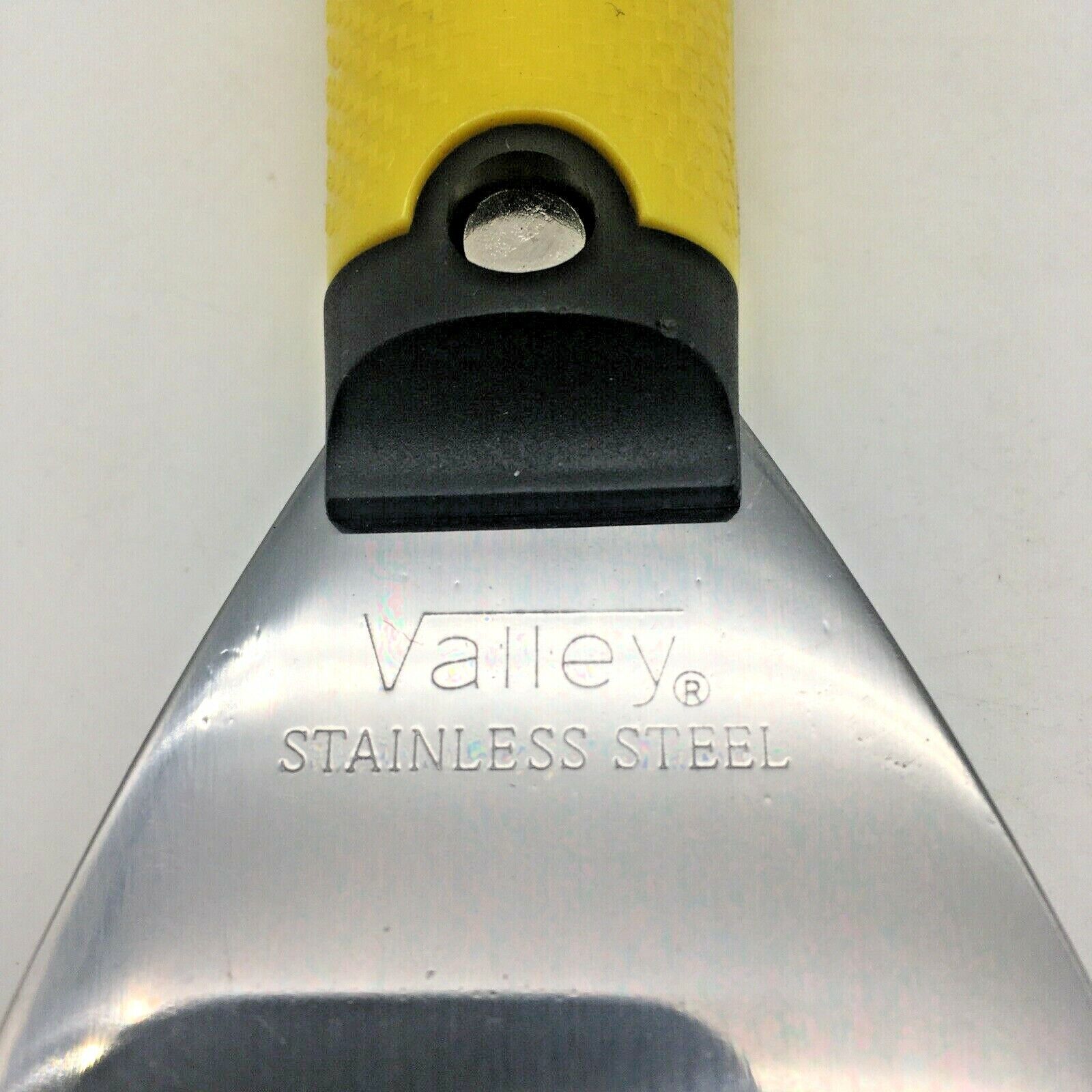 3”/75mm Stiff Scraper Stainless Steel W/Soft Touch Handle Valley Industries - Fresh Stock Dated February 2026