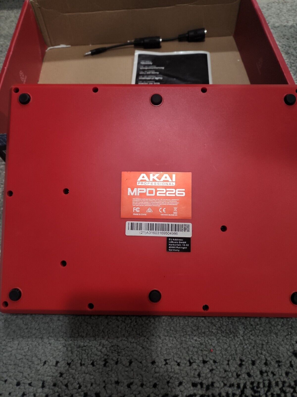 Akai Professional MPD226 Midi Pad Controller with 16 MPC Pads - Fresh Stock Dated February 2026