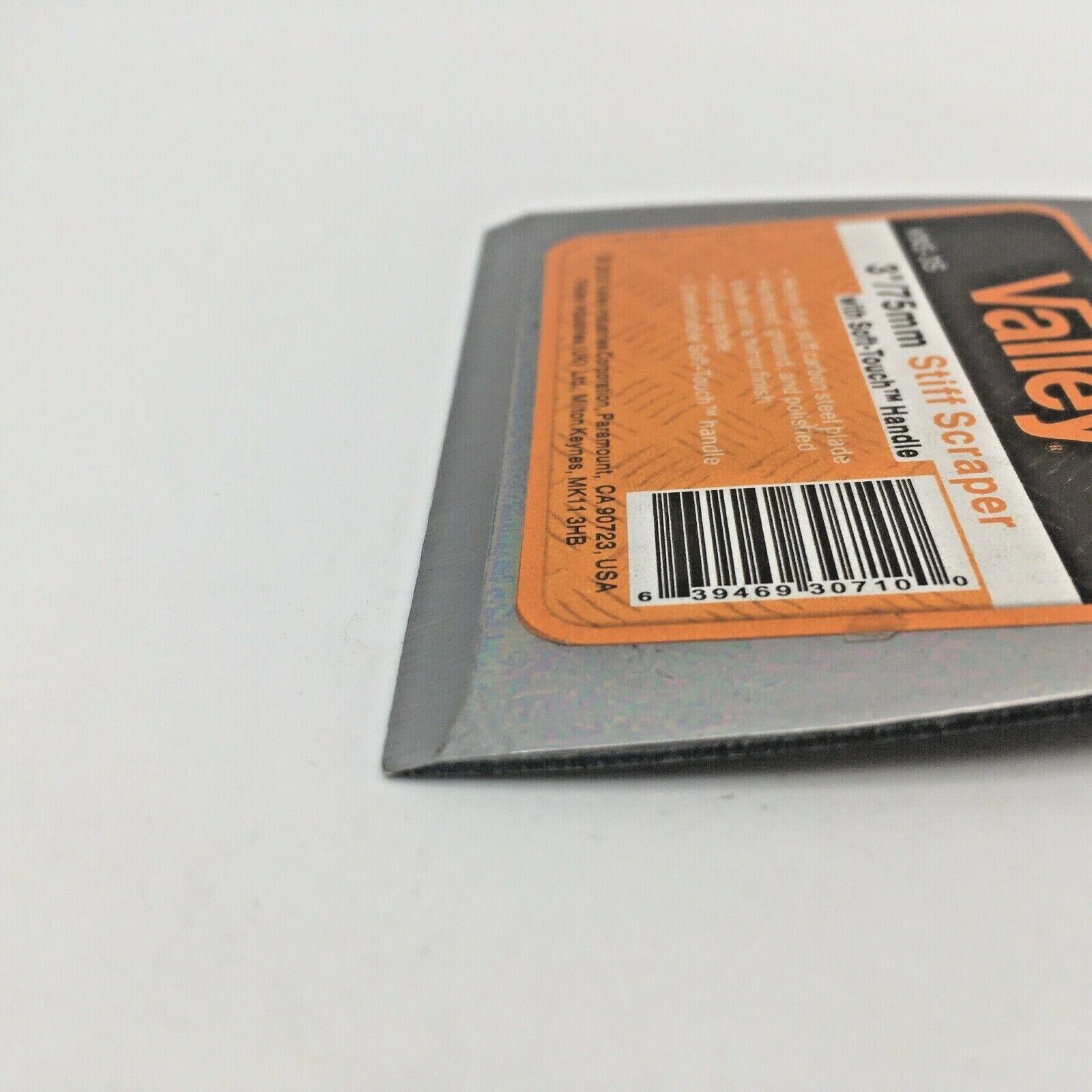 3”/75mm Stiff Scraper Stainless Steel W/Soft Touch Handle Valley Industries - Fresh Stock Dated February 2026