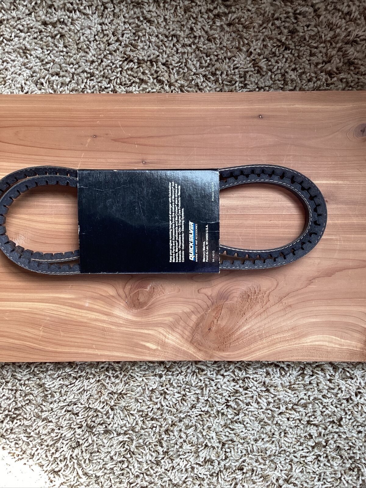 MERCURY QUICKSILVER 57-13458Q V-Belt - Fresh Stock Dated February 2026