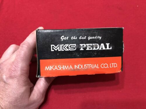 NOS 80’s ORIGINAL MKS GRAFIGHT-X BLACK 1/2 PEDALS GRAPHITE GRAFIGHT X IN THE BOX - Fresh Stock Dated December 2025