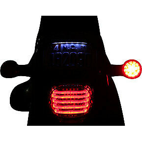 ProBEAM Turn Signals Bullet Style 1156 Red 2003 Screamin Eagle Road King - Fresh Stock Dated February 2026