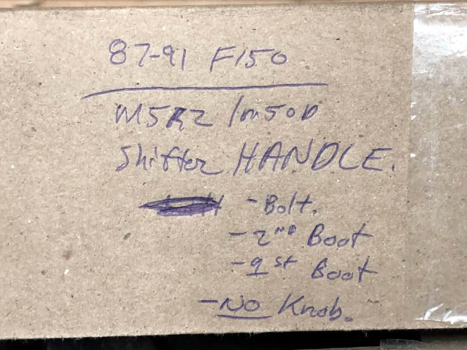 88-96 Ford F-150 5 Speed M5R2 M5OD-R2  SHIFT SHIFTER HANDLE Assembly 2WD 4x4 - Fresh Stock Dated February 2026