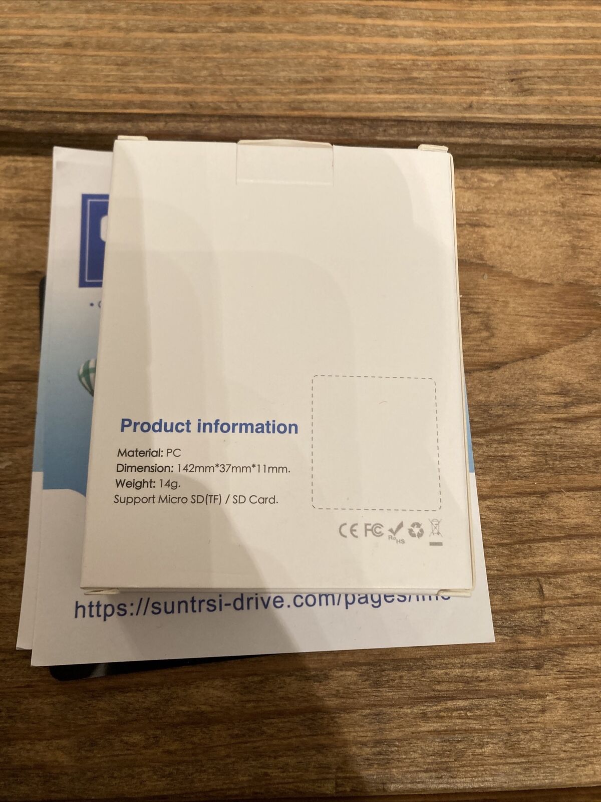 Lightning to SD Card Reader for iPhone 2 in 1 Dual Slot Micro Memory Card (131) - Fresh Stock Dated February 2026