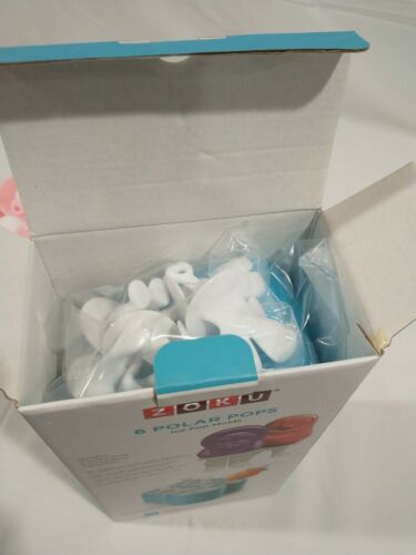 Zoku Polar Pops Ice Pop Molds Animal Shaped Popsicles 2 Trays, Each Tray Makes 6 - Fresh Stock Dated February 2026