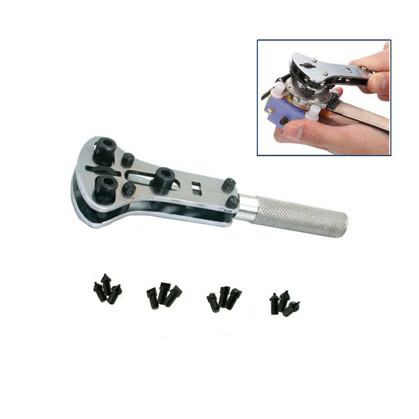 Waterprof Watch Case Wrench Opener Wooden Case , Jewelry Watchmakers Repair Tool - Fresh Stock Dated February 2026