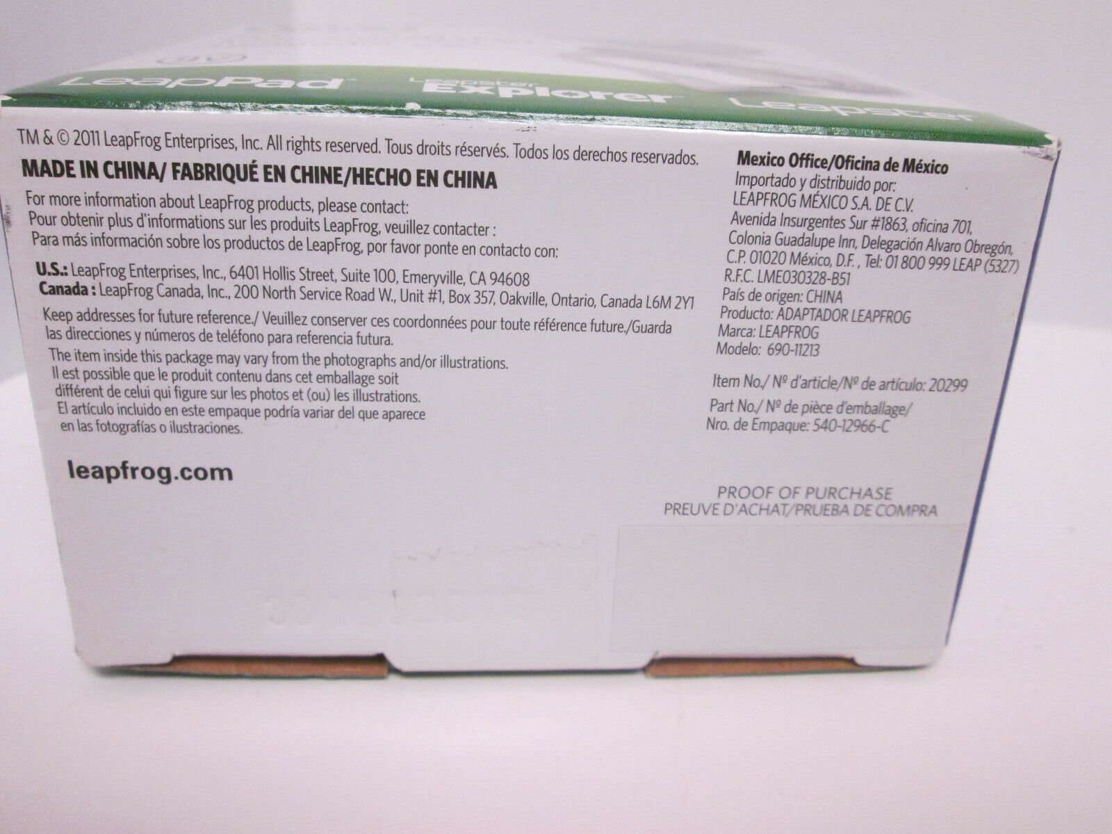 Leapfrog Leapster LeapPad AC Adapter Leap Frog Explorer 9V NEW - Fresh Stock Dated February 2026