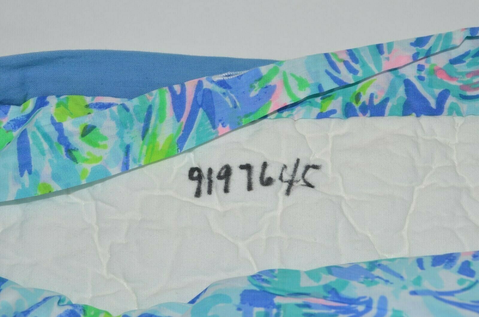 Pottery Barn Lilly Pulitzer Cabana Cocktail Reversible Euro Sham NWOT Teal Blue - Fresh Stock Dated December 2025