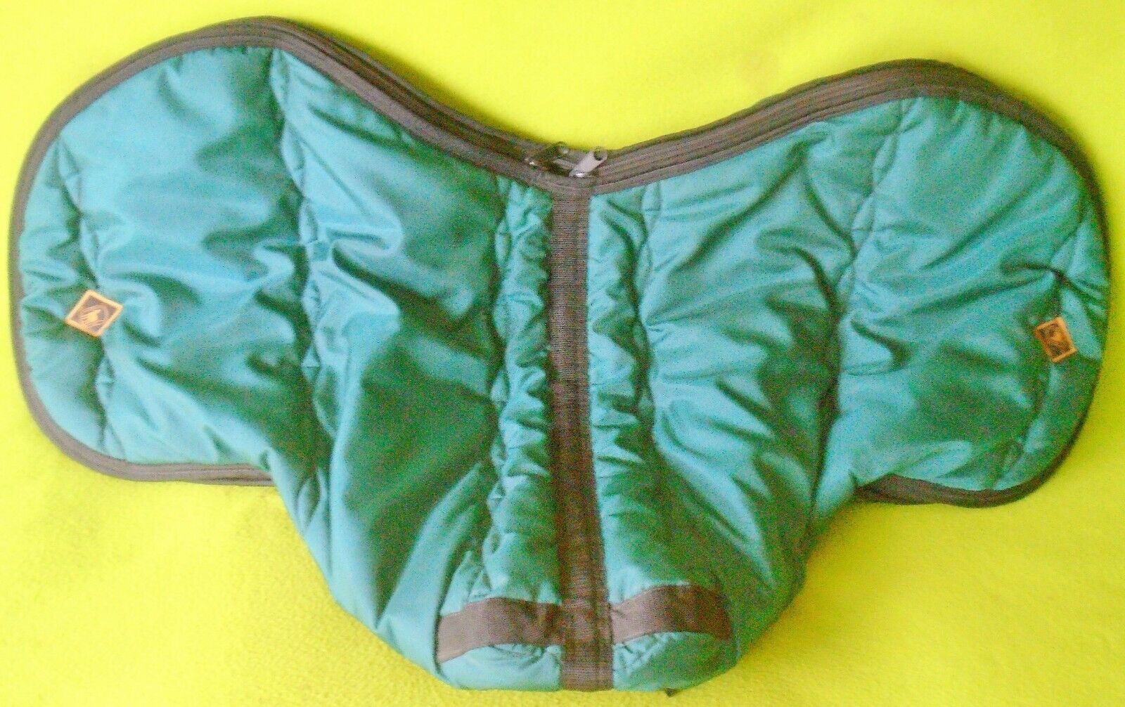 BIG D Padded Double Zipper English Saddle Case Cover Bag~TEAL GREEN~AP~JUMP~HUNT - Fresh Stock Dated December 2025