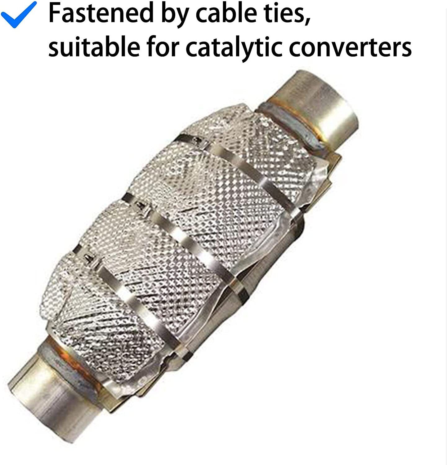 Exhaust Heat Shield Automotive Embossed Aluminum Muffler Shield/Wrap 20 X 28 In - Fresh Stock Dated February 2026