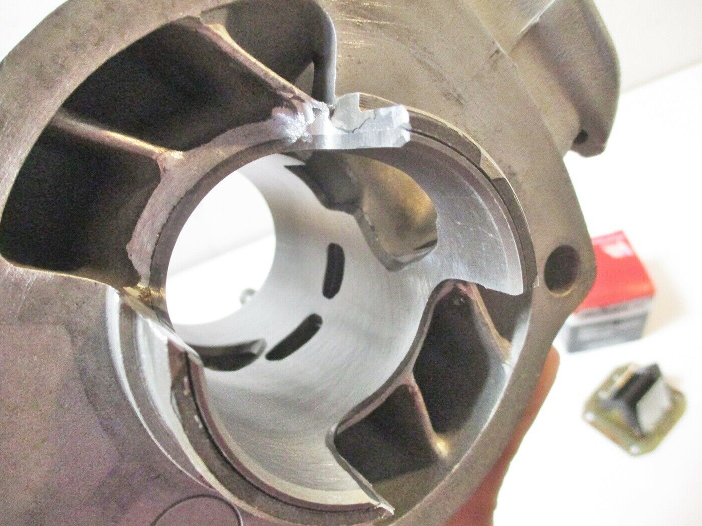 HONDA CR85 REMANUFACTURED CYLINDER & NEW PISTON 12110-GBF-B00 CR 85 2003 2004 lm - Fresh Stock Dated February 2026