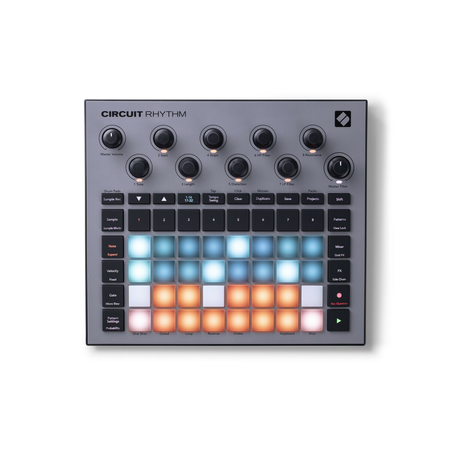 Novation Circuit Rhythm Groovebox with Sample Import - Fresh Stock Dated February 2026