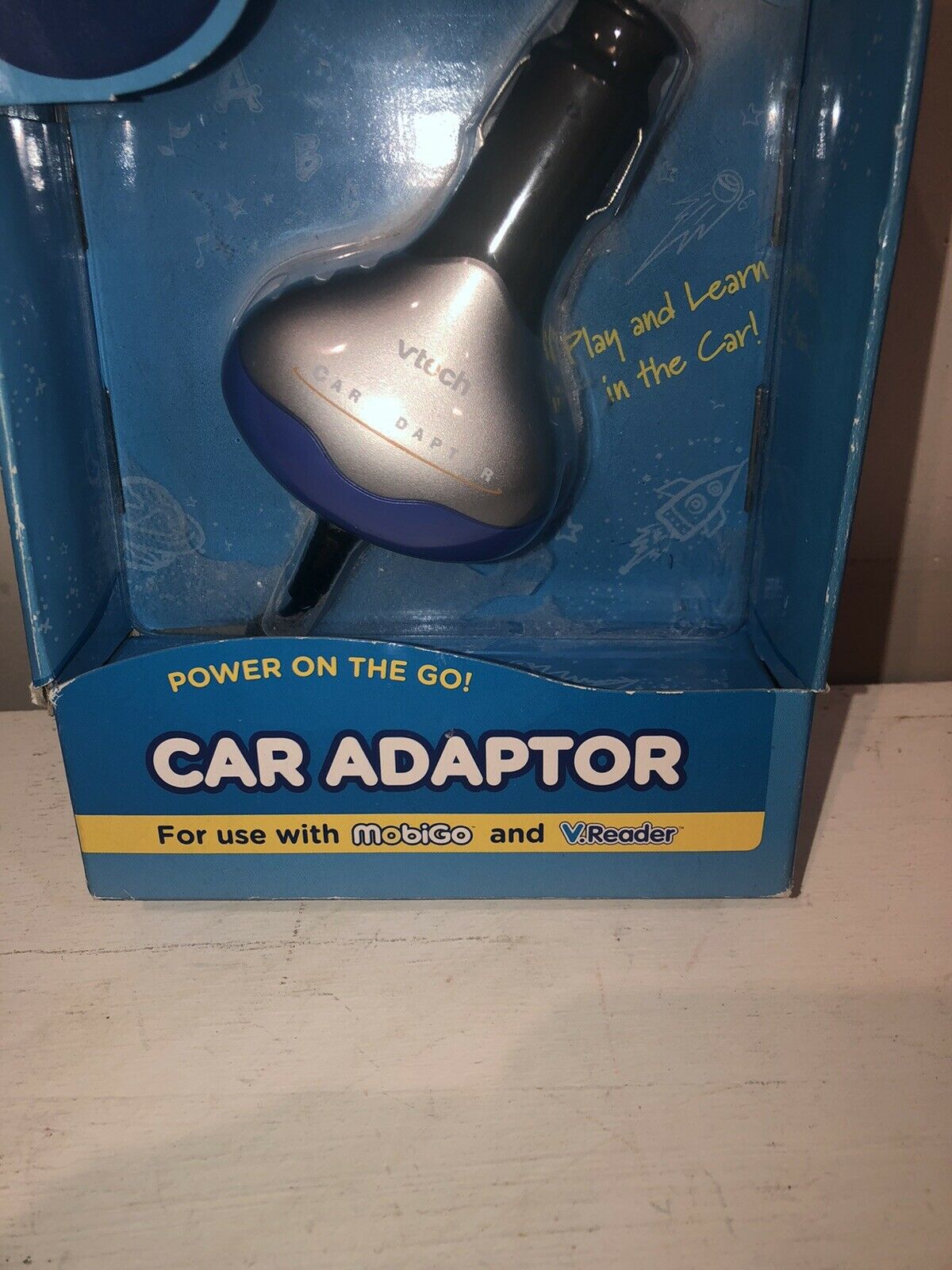 Vtech Car Adaptor MobiGo V.Reader Travel Charger - Fresh Stock Dated February 2026