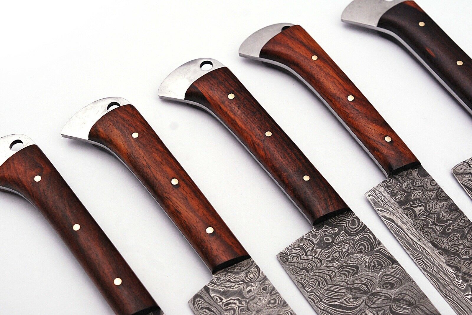CUSTOM HANDMADE FORGED DAMASCUS STEEL CHEF KNIFE KITCHEN KNIES SET - Fresh Stock Dated December 2025