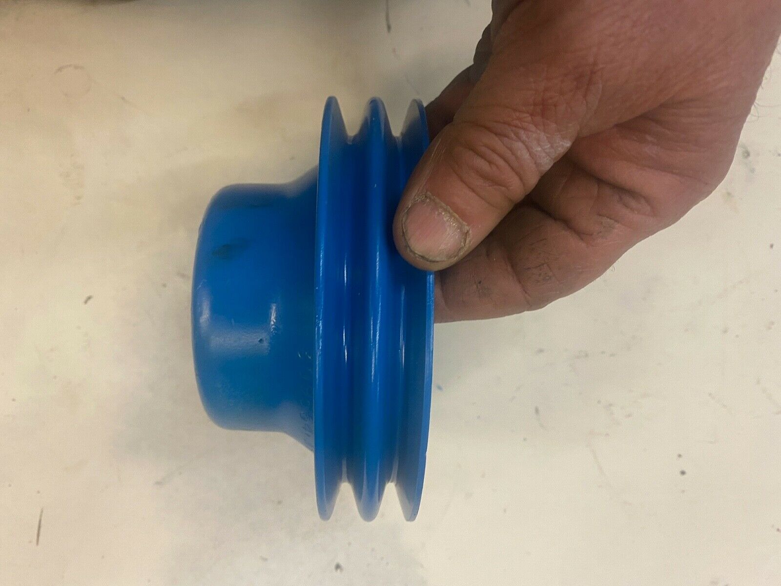 Crusader Pulley 3995646 for 2 V Belt 5 3/4 diameter water pump pulley. Used / Go - Fresh Stock Dated February 2026