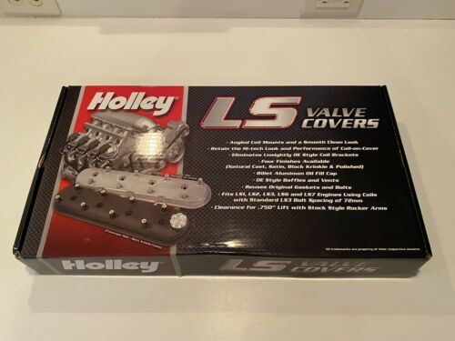 Standard Height LS Valve Covers for Dry Sump Applications - Natural Cast 241-92 - Fresh Stock Dated February 2026