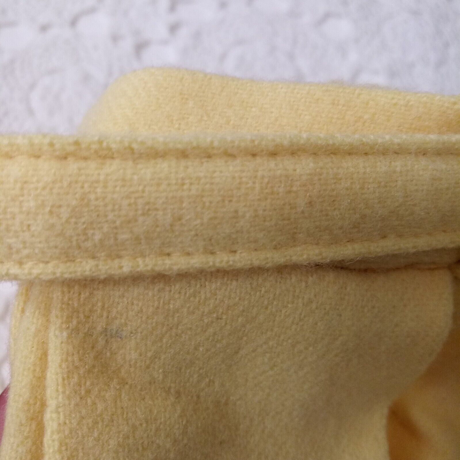 Vtg 60s Skirt Knee Length Pleated A Line Butter Yellow Wool Belted XS Women Mod - Fresh Stock Dated March 2026