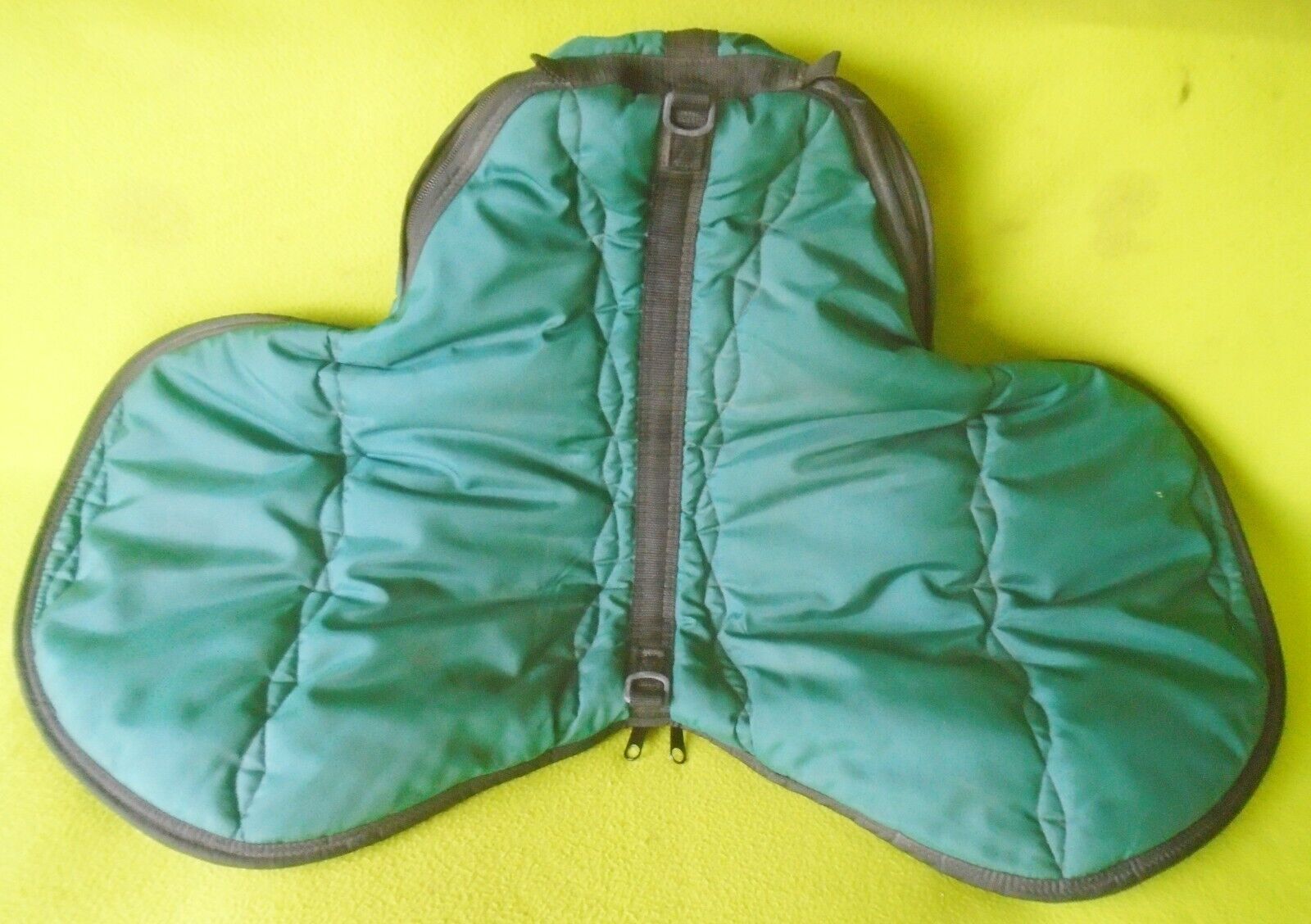 BIG D Padded Double Zipper English Saddle Case Cover Bag~TEAL GREEN~AP~JUMP~HUNT - Fresh Stock Dated December 2025