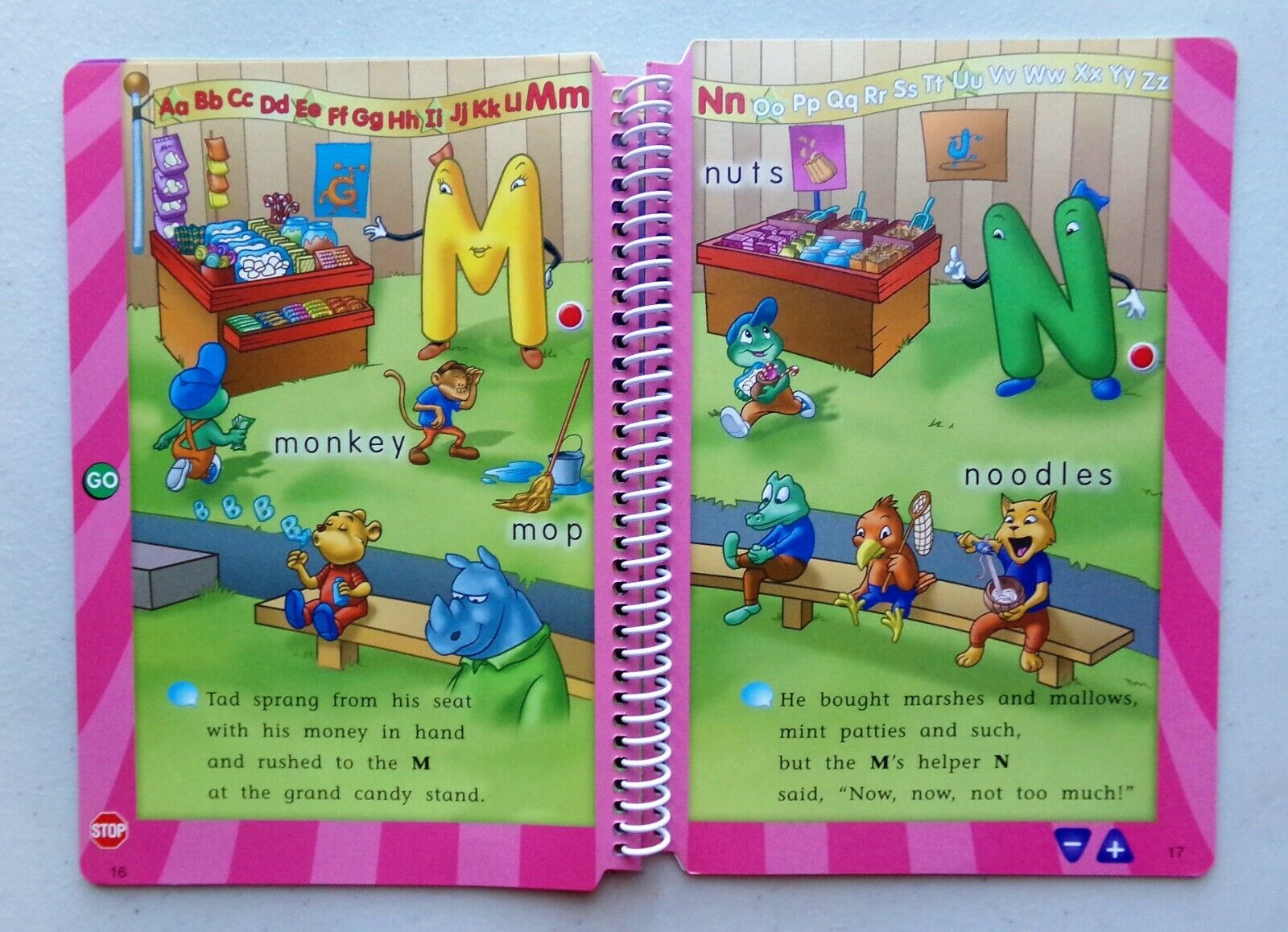 Leap Frog LeapPad Book: The Amazing Big Top Letter Circus Pre-K to 2nd Grade VG - Fresh Stock Dated December 2025