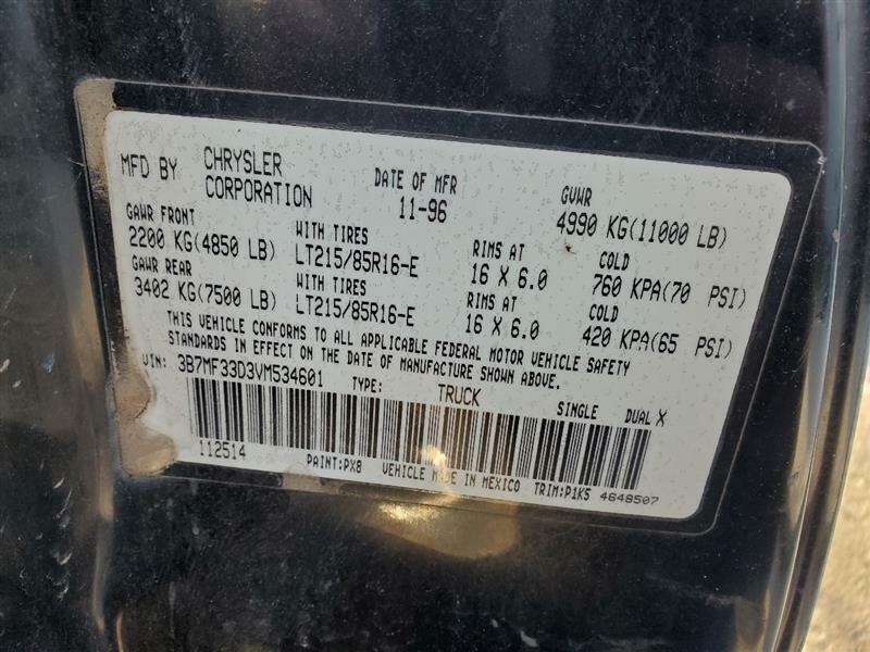 Used Manual Transmission Assembly fits  1997  Dodge 3500 pickup MT 4x4  10- - Fresh Stock Dated February 2026