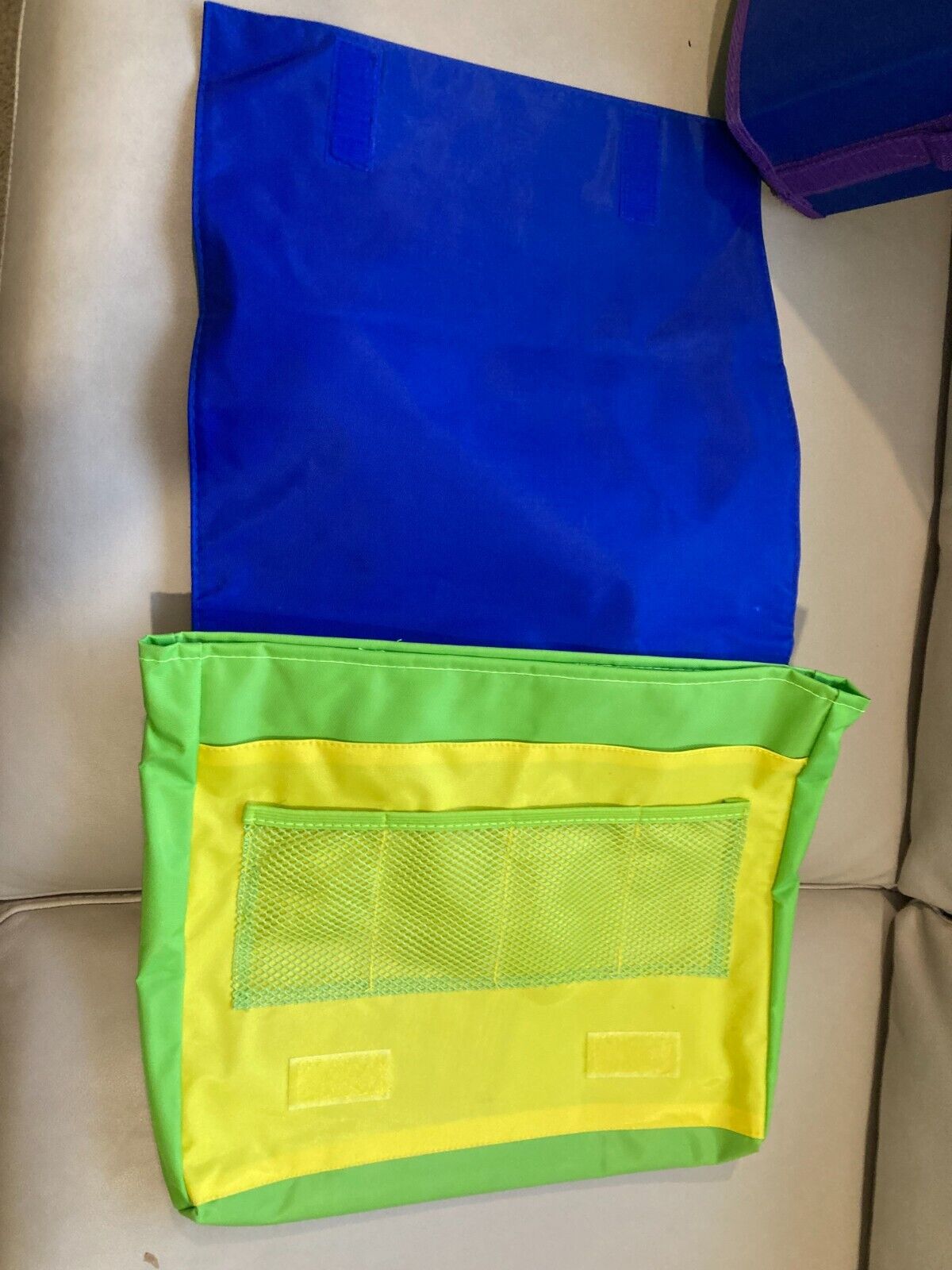 2  Leap Frog LeapPad Book Storage System Bag Carry Cases Bags Totes Blue Green - Fresh Stock Dated February 2026